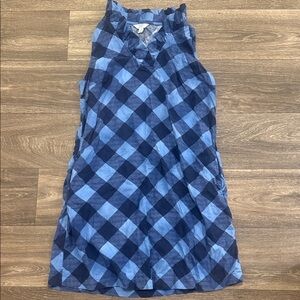 Crown & Ivy Blue Patterned Dress